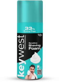 Keywest Professional Sensitive Pre-Shaving Foam for Men