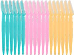 sonia collection Set of 18 Pcs Eyebrow, Neck, Face, Upper Lips as well as Unnecessary Hairs Elsewhere Shaping Shaper Shaver Razor Tool Razor (Pack of 18), Women