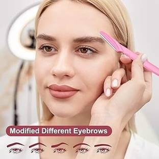 SHIVAAM ENTERPRISE Eyebrow Razors, Facial Dermaplane Razors Shaver With Precision Cover For Women, Women