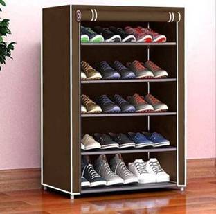 Philoshop Shoe Organizer Metal Collapsible Shoe Stand