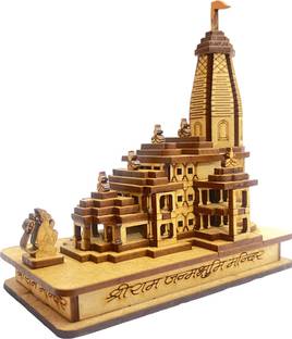 Om Craft tampal Engineered Wood Home Temple