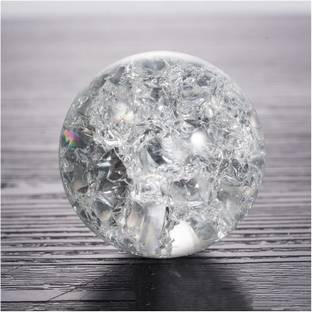 Global Reach Water Fountain Spinning Crystal Ball for Indoor Use in Home and Workspace Decorative Showpiece  -  5 cm