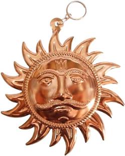 Love Kart Surya Sun Soorya Sooraj Suraj Dev Devta Wall Hanging Statue Decorative Showpiece  -  17 cm