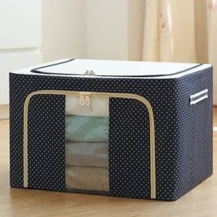 MAITRI ENTERPRISE fabric Living Box - Wardrobe Organizer, Storage Boxes for Clothes with Zip M24 MAKEUP BOX VANITY CLOTH STORAGE Vanity Box