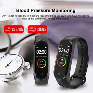 SACRO AT_482A_M4 SMART FITNESS BAND WITH SENSOR SLEEP MONITOR FUNCTION