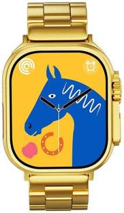 SIACART S9 Ultra 24K Golden Edition Bracelet Strap SmartWatch BT Calling S10 Smartwatch