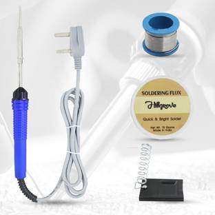 Hillgrove 4in1 Iron Kit | 5 Meter Wire | Soldering Flux | Stand 25 W Simple