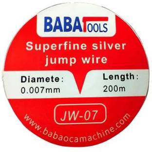 BABATOOLS jw07 superfine silver jumper wire 0.007mm 200m 25 W Simple