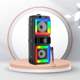 Clairbell DJ Box 40W Bluetooth Speaker with FM Radio, Mic & RGB Light Party SpeakerBN276 40 W Bluetooth Party Speaker