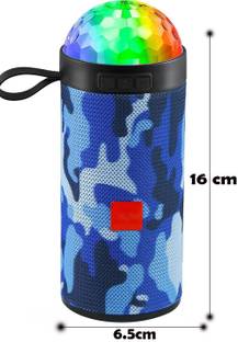 BASS BLING Bluetooth Disco Light Speaker with Mic & 15Hrs Playtime Surround Sound 5 W Bluetooth Speaker