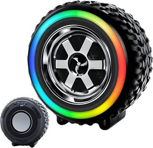 WOOS Hot Selling Tire Speakers Outdoor Wireless Portable Speaker 12 W Bluetooth Party Speaker