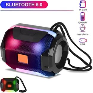 CIHLEX A0005 Bass Splashproof Wireless with USB | Mic | Aux | SD Card 5 W Bluetooth Speaker