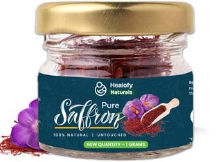 Healofy Naturals ISO Certified Pure Kashmiri Kesar/Saffron,Best Quality A++ Saffron Threads