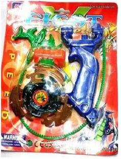 HK Toys Beyblade with Sharp Metal Edge, Size- 13/8 cm (Pack of 1)