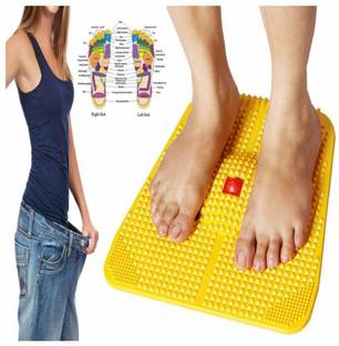 h&d craft Sport MAT advanced acupressure SH=53 magnetic power mat acts as a 'holistic healer Yellow 2.1 mm Accupressure Mat
