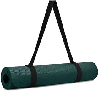 Yogarise Yoga Mat with Shoulder Strap & Bag for Home Gym & Outdoor Green 5.8 mm Yoga Mat
