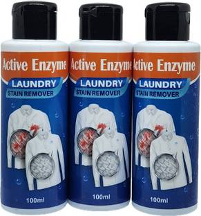 SHAH Laundry Stain Remover, Active Enzyme, Handy and Easy to Use (pack 3) Stain Remover