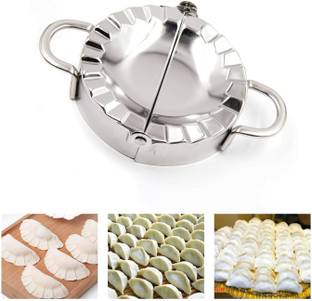 SOAISH Momo Maker Mould Shape Machine Dumpling/Samosa Maker Mould Pack of 1 Stainless Steel Steamer