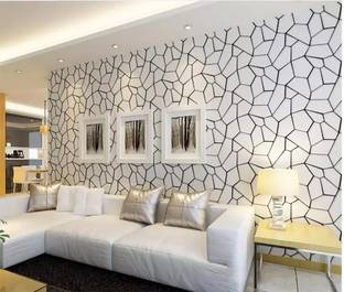 Kayra Decor Geometric Wall Design Stencils For Wall Painting (36 inch x 66 inch) (KDS36038) KDS90038 Wall stencil Stencil