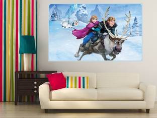 parth decor 91 cm Poster Frozen Wall sticker Self Adhesive Sticker