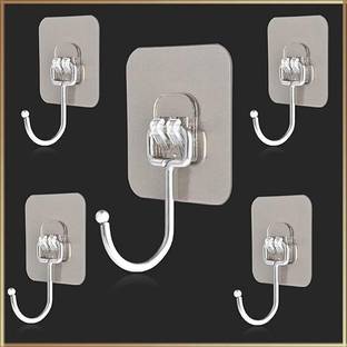 QARB Self Adhesive Hook / Drill Free Hooks / Wall Hanging Storage Hook 5