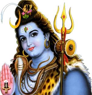 Saiii Designs 48 cm Mahakaal Mahadev Shiva Self Adhesive Sticker