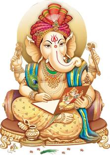 crystalsign 57 cm Modern Art Ganeshji 258_S Self Adhesive Sticker