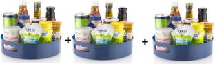 Somkala Plastic Presents a combo pack of 3 revolving Storage Basket