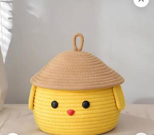 GoodRisk Jute Mini Rope Storage Basket Storage Basket