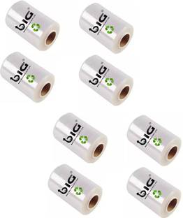BIPLPACTECH 7.5 cm 328 ft Oxo-Biodegradable Packing Material (Pack of 8) Transparent stretch film roll