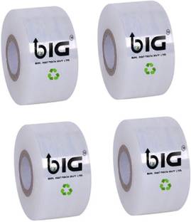 BIPLPACTECH 5 cm 328 ft Oxo-Biodegradable Packing Material (Pack of 4) Transparent stretch film roll