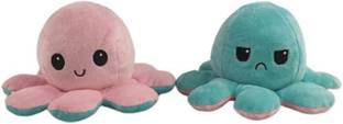 kartiktoys Reversible Flip Octopus Plush Stuffed Toy yy  - 10 cm