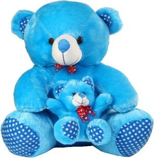 Kids wonders BLUE MOTHER AND SON TEDDY  - 55 cm