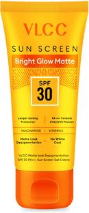 VLCC Sunscreen - SPF 50 PA+++ Matte Look Depigmentation Sun Screen Gel Creme | Matte & Non Greasy