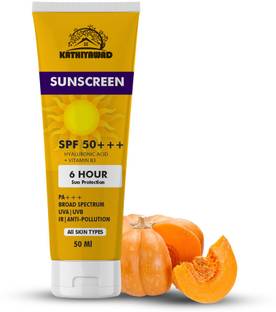 Kathiyawad Sunscreen - SPF 50+++ PA+++ ''High SPF 50+++ Sunscreen – Protects Skin from Harmful UV Rays All Day Long''