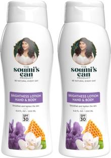 The Soumi's Can Product Sunscreen - SPF 50 BRIGHTNESS LOTION HAND & BODY (PACK OF 2)