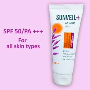 Sunveil Sunscreen - SPF 50 PA+++ + Sunscreen Get with SPF 50/PA++ Improves Overall Skin Texture