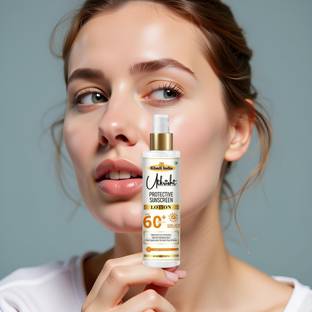 Utkrisht Sunscreen - SPF 60+ PA+++ Khadi Natural SPF 60 Lotion for Daytime Sun Exposure
