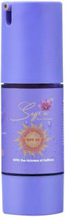 SAFFR'N Sunscreen - SPF 50 PA+++ Saffr’n Water Resistant SPF 50 Sun Defence Sunscreen - 30 g