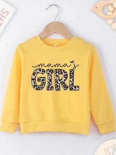 Full Sleeve Graphic Print Girls Sweatshirt