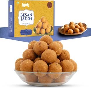 Lynk Besan Laddu - Celebrate with Flavor, Taste of India, Delightful Desi Treats Box