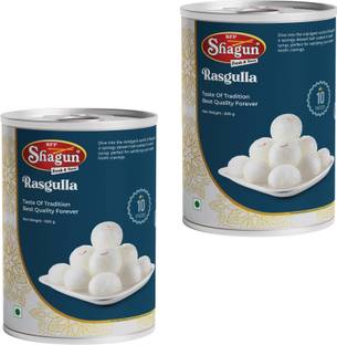 Bfp Shagun Rasgulla Bikaneri Sweets Soft Vegetarian Tin