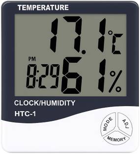THEODORE Digital Black Clock