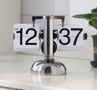 rich mart Digital White, Silver Clock
