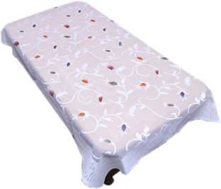 KUBER INDUSTRIES Plastic 4 Seater Floral Table Cover