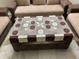 EASTTARDOMM Cotton 4 Seater Floral Table Cover