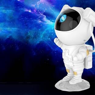 Vibgyor Products Robot Sky Space Stars Light Astronaut Galaxy Projector, Night lamp, Bedroom Night Lamp