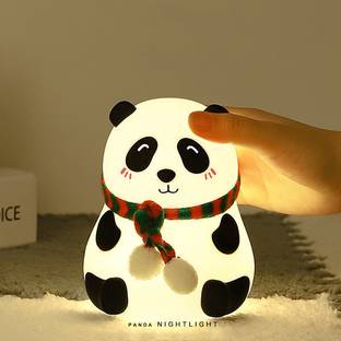 BMR Empire Cute Panda Silicon USB Rechargeable Night Light Lamp with Gesture Control Sensor Night Lamp