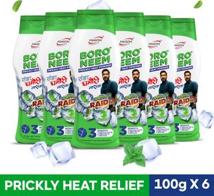 Nimson Boro Neem Cool Talc Ghamori Nashak Prickly Heat Talcum Powder for Summer