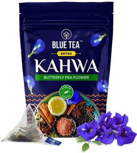 BLUE TEA Butterfly Pea Detox Desi Kahwa - | Helps To Improve Immunity |Caffeine Free | Herbal Tea Pouch